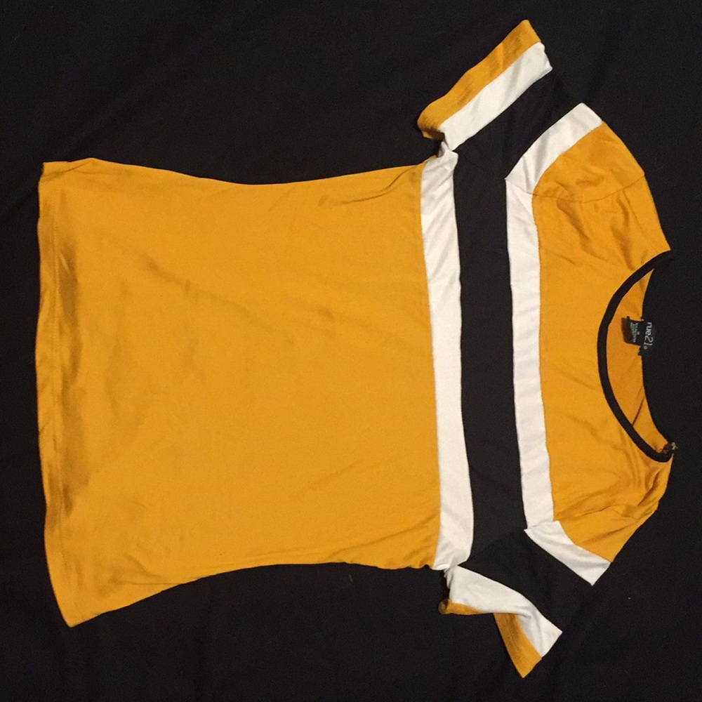 A kinda tight fitting t-shirt.